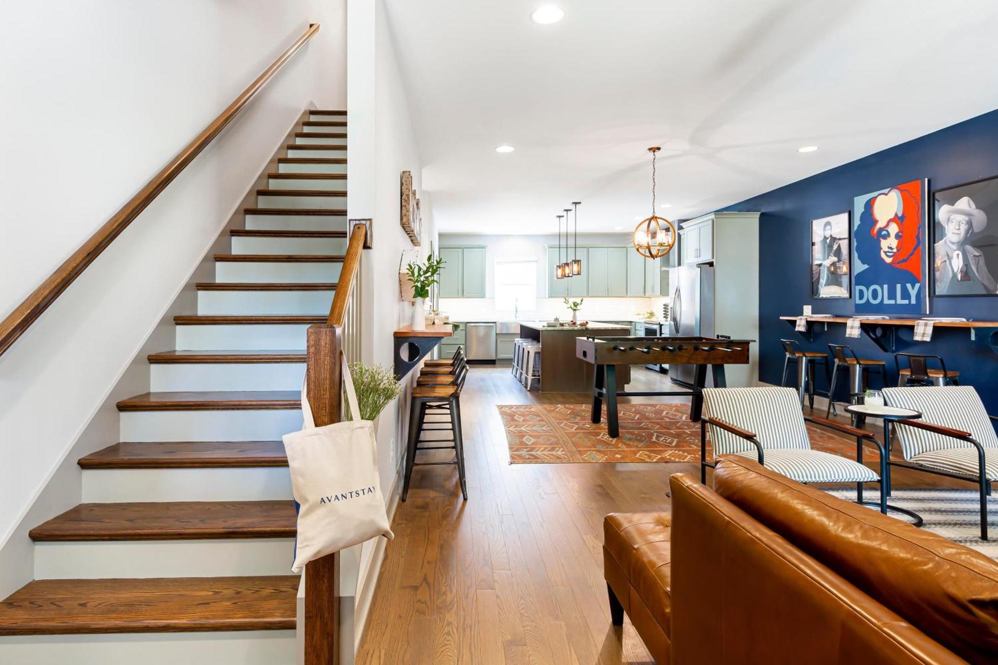 Waverly By Avantstay Nashville-Inspired Townhome W Luxury Kitchen Pool Table 外观 照片
